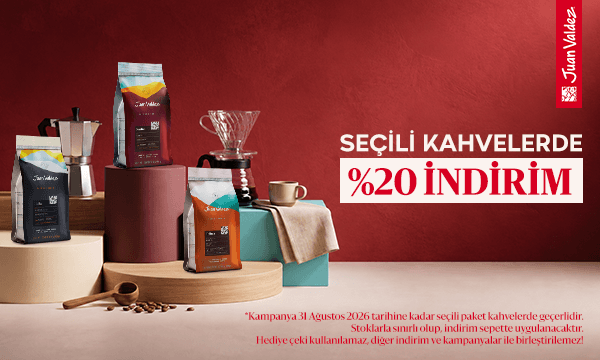 Seçili Kahvelerde %20 İndirim