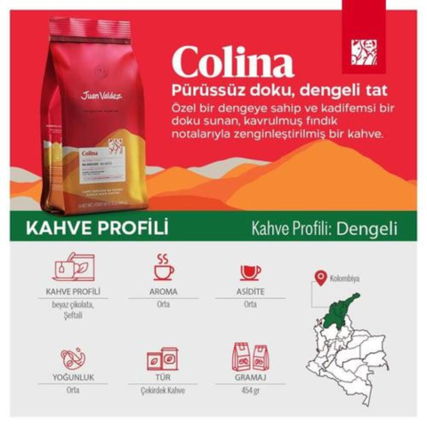 Colina &Ouml;ğ&uuml;t&uuml;lm&uuml;ş Kahve 250gr
