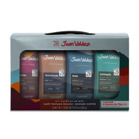 Single Origins 4'l&uuml; &Ouml;ğ&uuml;t&uuml;lm&uuml;ş Filtre Kahve Kiti 280gr
