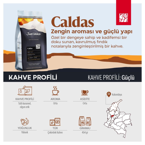 Caldas &Ccedil;ekirdek Kahve 454gr