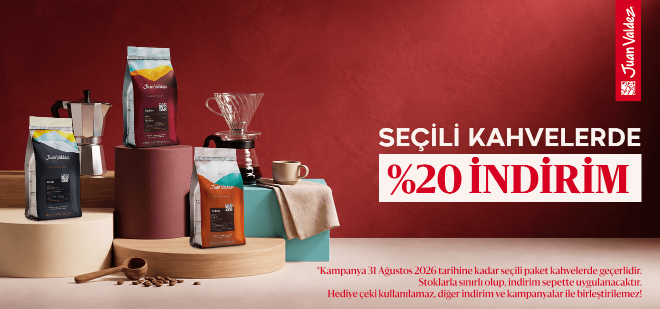 Seçili Kahvelerde %20 İndirim