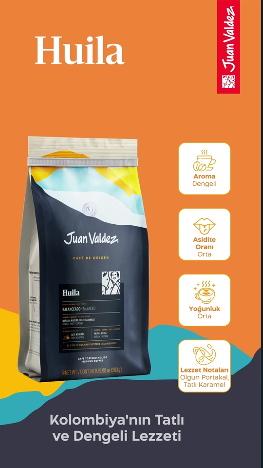Juan Valdez Huila Whole Bean Coffee 454g